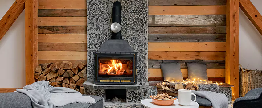 Thelin Hearth Products Direct Vent Gas Stove Fireplace Inspection in Palo Alto, California